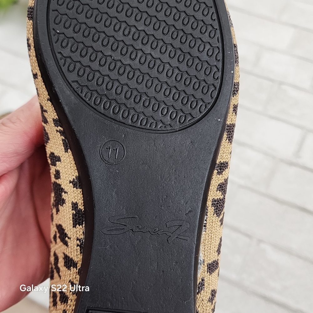 Seven7 Tan and Black Leopard Flats - Picture 5 of 5
